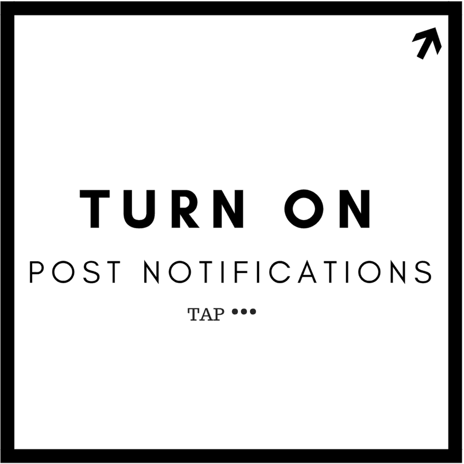 turn on post notifications instagram
