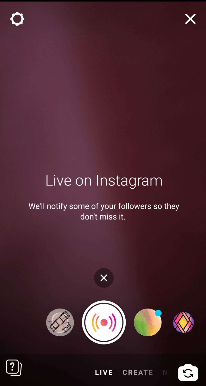 instagram live desktop